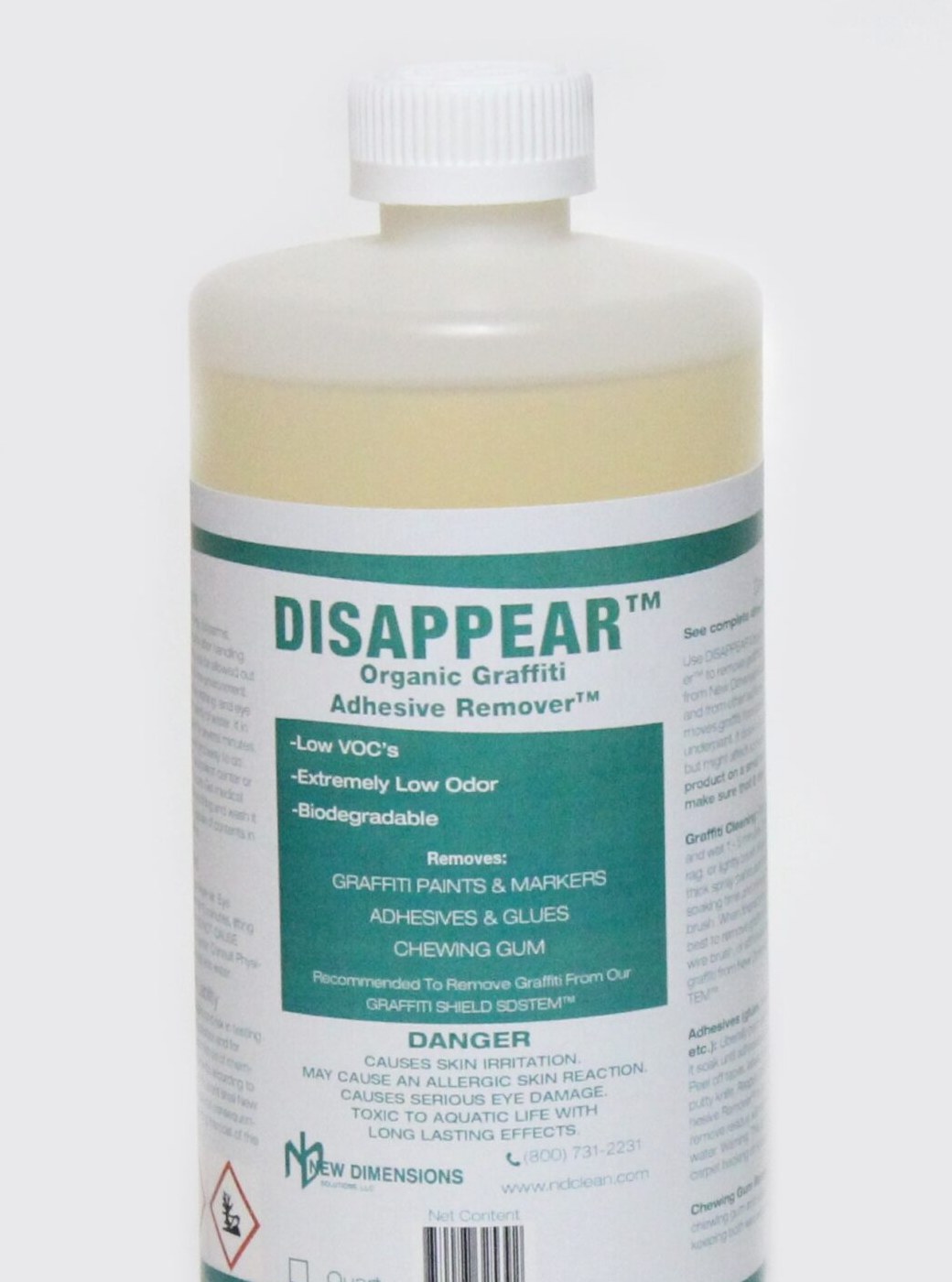 DISAPPEAR Organic Graffiti and Adhesive Remover product